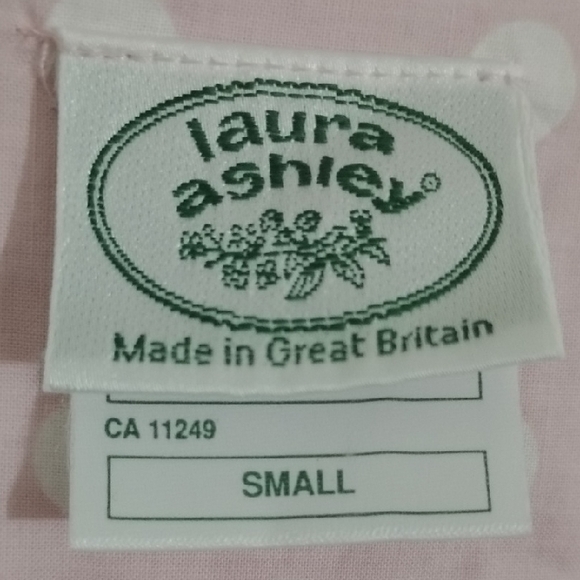 Vintage Laura Ashley Pink Polka Dot Cottagecore Coquette Girly Jumpsuit/Jumper - Picture 6 of 14